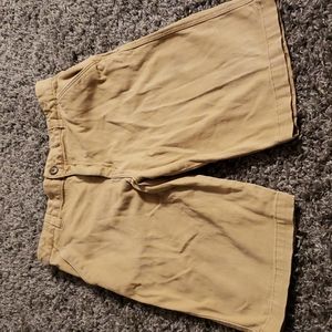 Boys khaki shorts size 18 with adjustable waistband